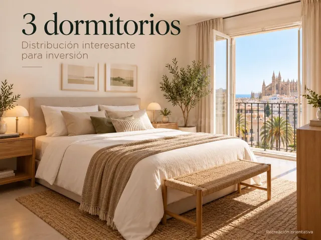 Oportunidad para inversores: piso exterior de 3 habitaciones - foto 2
