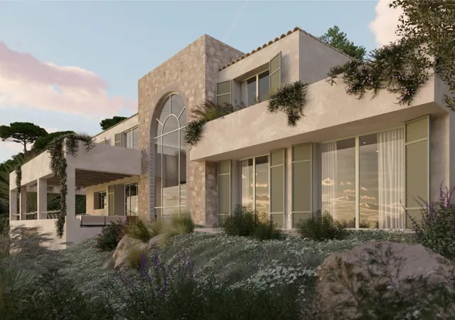 Parcela urbana con proyecto y licencia para villa de lujo en