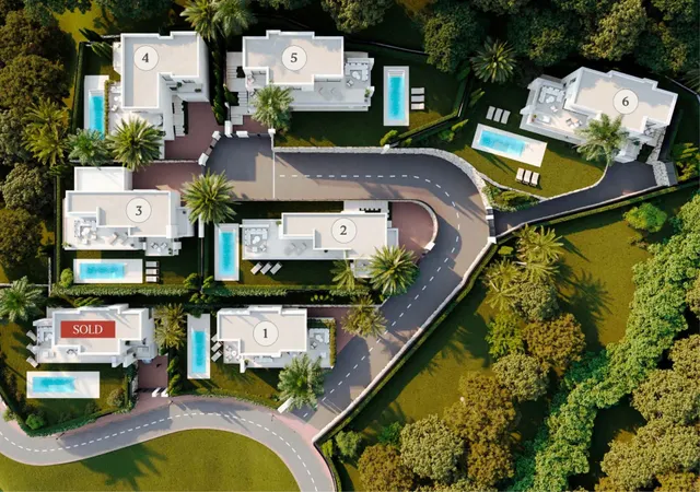 Preciosas villas en Mijas con vistas panorámicas al mar y montaña — 14