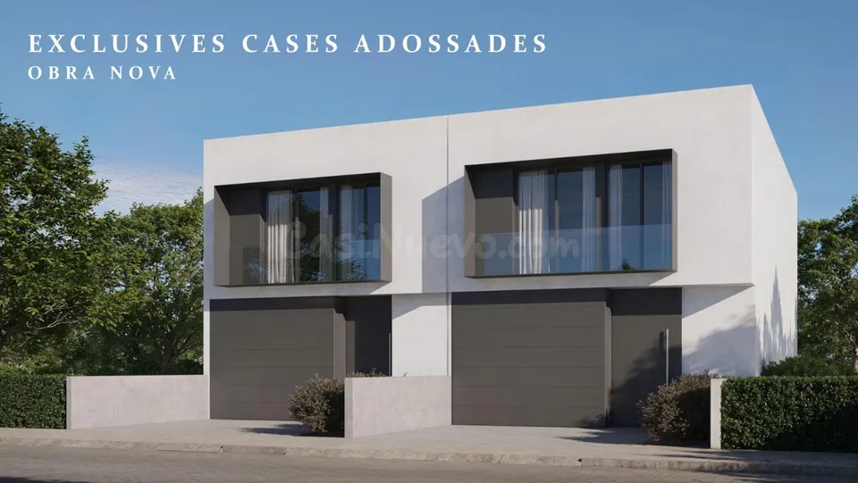 Obra nueva. exclusivas casas adosadas