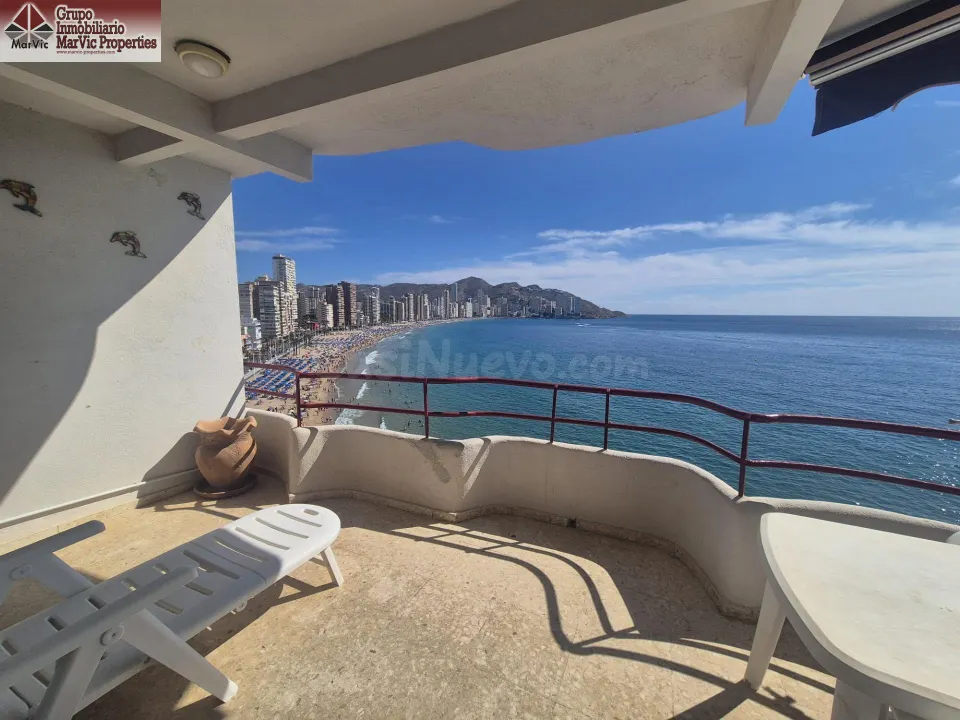 Primerísima línea de la playa de levante, Benidorm!