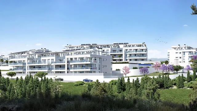 Apartamento primera planta de 3 dormitorios y 2 baños con vistas al mar. Mijas Costa — 15