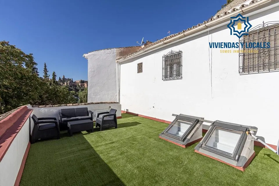 Casa reformada en el Camino del Sacromonte