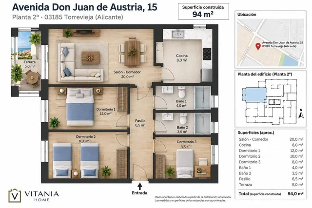 Apartamento 3 habitaciones 94m² en venta - Eliseos playa — 19