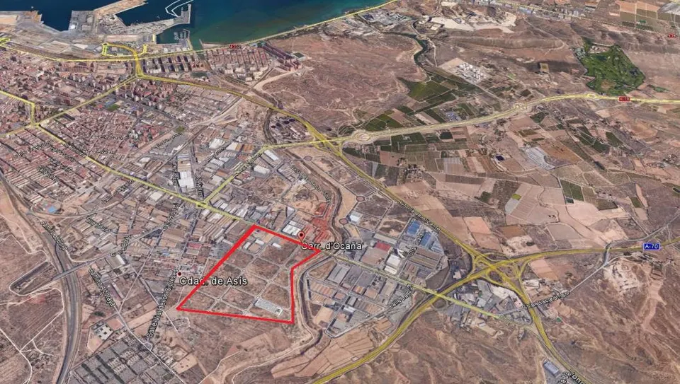 Terreno Industrial En Alicante Junto a La carretera de Ocaña  Polígono 5 UA