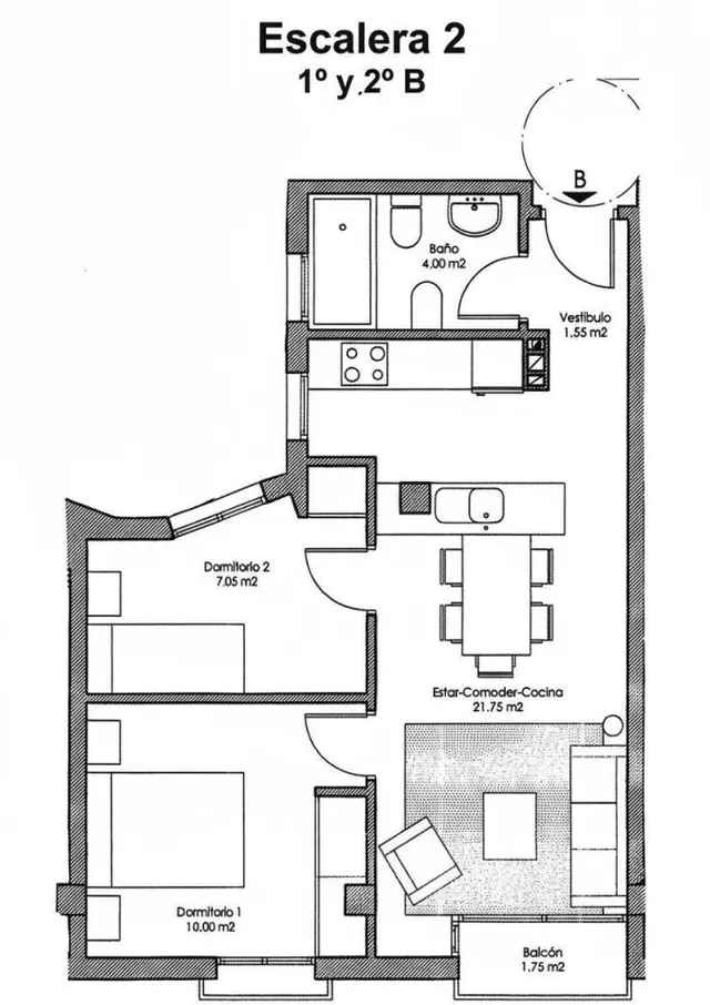 Apartamento de nueva construcción de 2 dormitorios a la venta en Avileses(Murcia) — 22