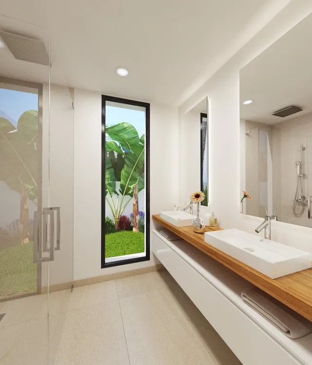 VILLAS DE OBRA NUEVA MODERNAS CON VISTAS AL MAR EN SIERRA CORTINA — 17