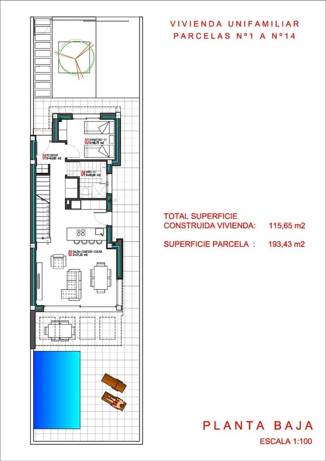 Villa 3 habitaciones 115m² en venta - Rosaleda-los frutales — 16