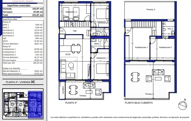 Apartamento 3 habitaciones 117m² en venta - Pueblo — 18