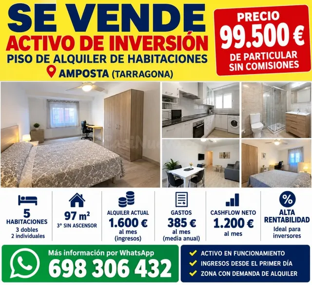 Piso en Venta en Amposta Tarragona — 3
