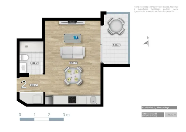 Estudios y apartamentos de nueva construcción en el centro de Torrevieja, cerca de la playa — 16
