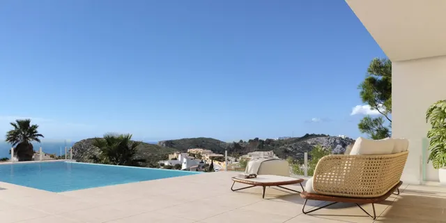 Impresionante villa de estilo moderno con vista al mar a la venta en Benitachell, Costa Blanca. — 4