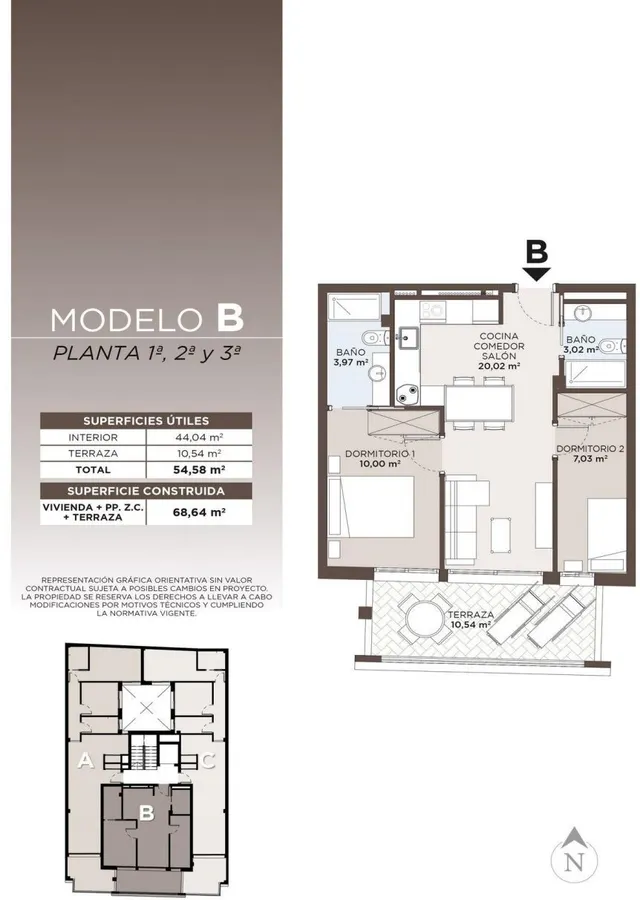 Apartamento 2 habitaciones 68m² en venta - Centro — 11