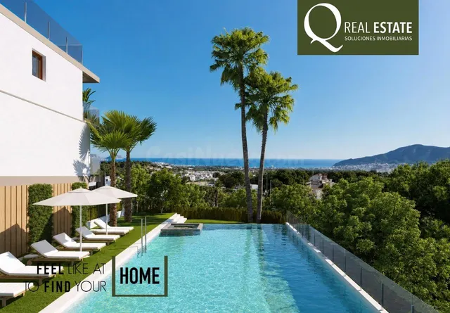 Vivienda de 4 habitaciones con piscina privada y vistas al m