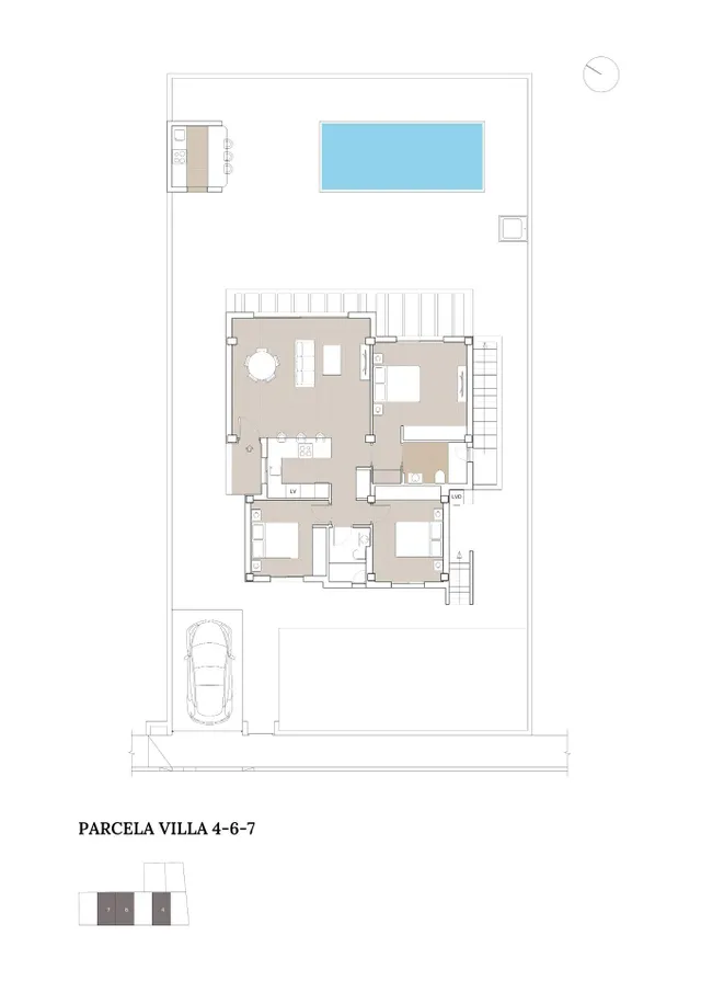 Villa de 3 dormitorios en una sola planta en venta en Polop de la Marina, Costa Blanca. — 12