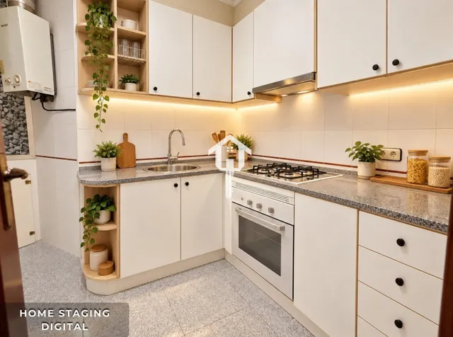 Piso para reformar en venta en Alicante. zona de los ángeles, 2 habitaciones, salón, baño con bañera, 50m2, segunda planta sin ascensor. — 17