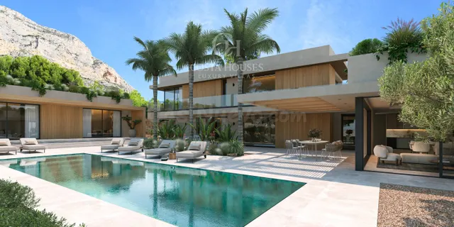 En venta parcela con licencia y proyecto de villa de lujo en la prestigiosa zona del montgo javea — 5