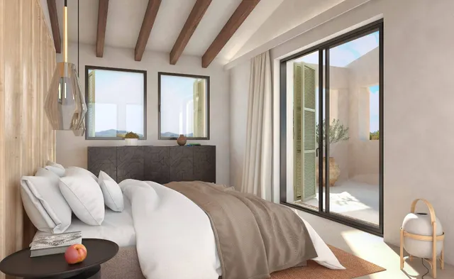 Exclusiva finca de 42.000 m2 en Manacor con espectacular proyecto de villa mallorquina, piscina y casa de invitados — 13