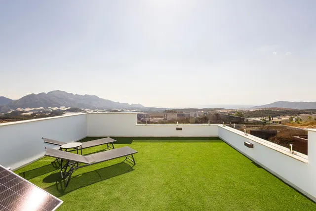 Villa de obra nueva con vistas al mar y piscina privada en Polop — 35