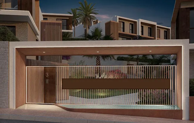 *** AMPLIO PAREADO EN ESQUINA, DE 4 DORMITORIOS, TERRAZA Y JARDIN AL SUR Y CON VISTAS AL MAR !!! — 5