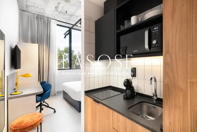 Acogedor estudio en un lujoso coliving a pocos metros de la 