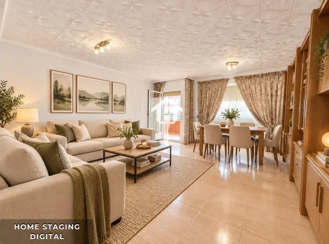 PISO EN VENTA EN ALICANTE. ZONA DE LA FLORIDA. 134m2 CON 4 habitaciones DOBLES, 2 BAÑOS COMPLETOS, TERCERA PLANTA CON ASCNESOR, TERRAZA Y DESPENSA. — 23