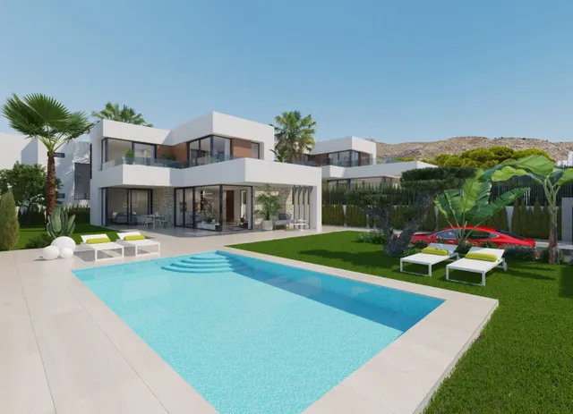VILLAS DE OBRA NUEVA MODERNAS CON VISTAS AL MAR EN SIERRA CORTINA — 7