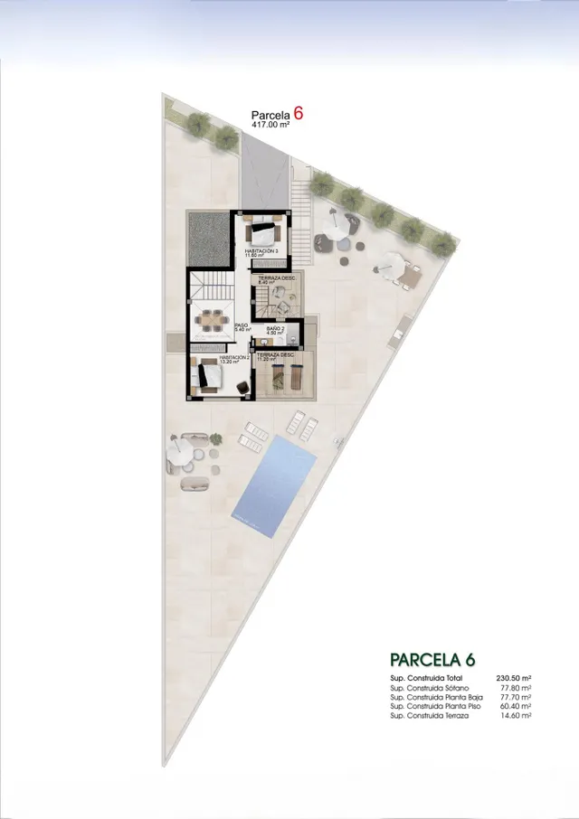 Villa 3 habitaciones 230m² en venta - Centro de la Ciudad Quesada — 6