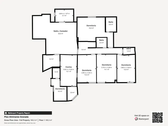 Piso Alminares del Genil, pisazo de 195 m2 con piscina, sauna y gimnasio — 40