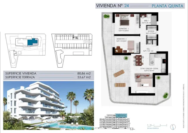 Exclusivo ático turístico a solo 200 m del mar (Mil Palmeras)Pilar de la Horadada — 11