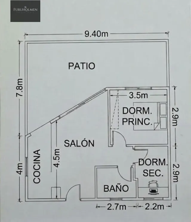Piso en el centro de Armilla con patio privado de 66m — 28