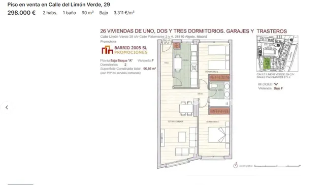 PROMOCIÓN LIMÓN VERDE- ÚNICA OBRA NUEVA EN ALGETE - foto 2