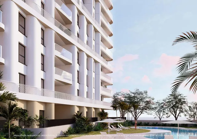 Apartamento de 1 dormitorio a un paso de la playa con vistas panorámicas al Mediterráneo a la venta en Villajoyosa — 2
