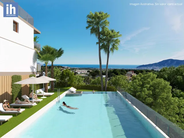 OBRA NUEVA ,CHALETS ADOSADOS,PAREADOS E INDEPENDIENTES EN LA NUCIA............ — 8