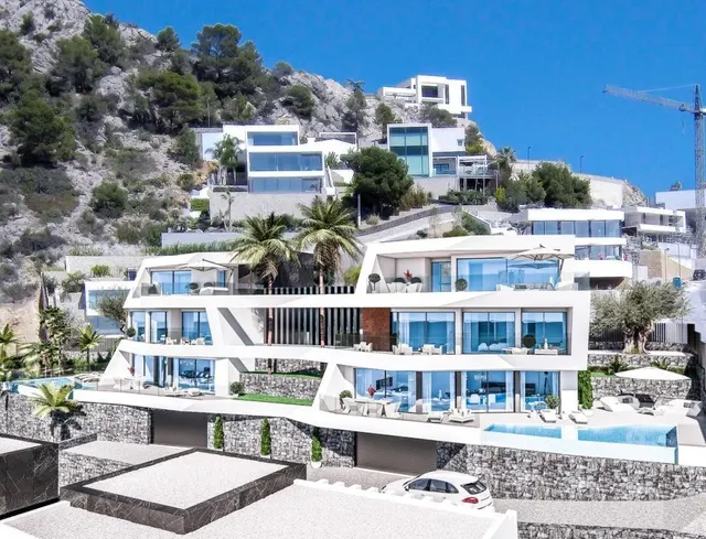 Nuevo proyecto de 4 villas de lujo de estilo moderno con vistas al mar y piscina privada. — 7
