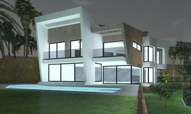 Próximamente proyecto nuevo de 4 villas de lujo estilo moderno — 16