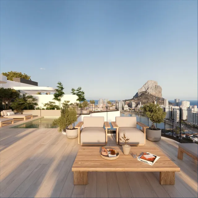 Fabuloso apartamento con 2 dormitorios a la venta a solo 450 m de la playa en Calpe — 32