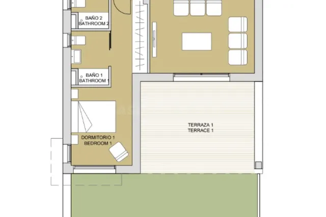 Apartamento 3 habitaciones 100m² en venta - Lo Romero Golf — 5