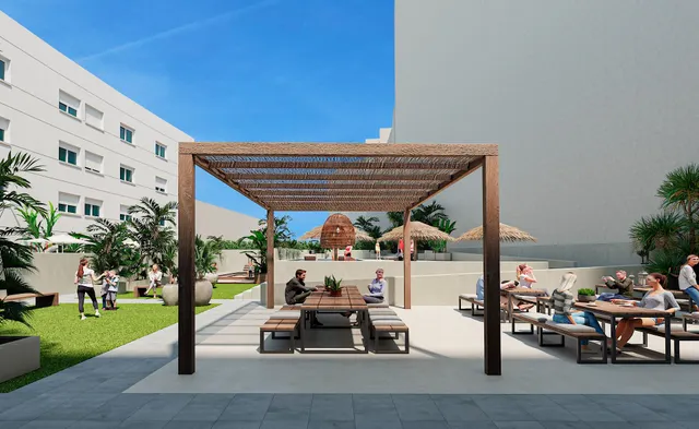 Piso con piscina comunitaria — 11