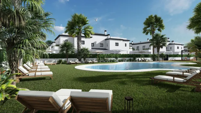 BUNGALOWS DE 3 DORMITORIOS EN RESIDENCIAL EXCLUSIVO EN GRAN ALACANT! — 3