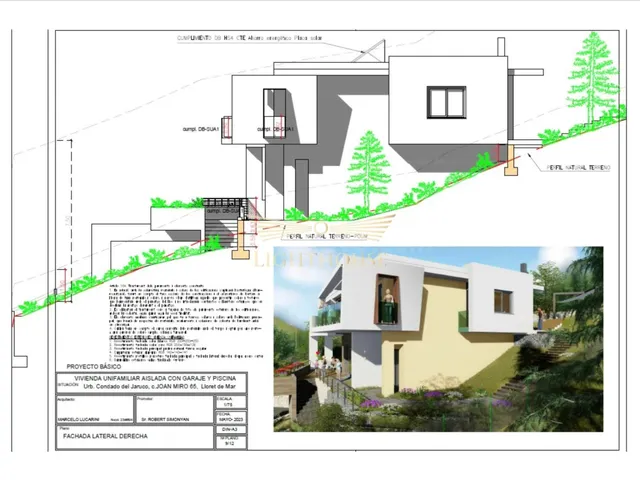 Parcela exclusiva con proyecto de villa de lujo en Condado d - foto 3