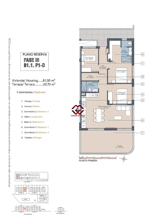 Complejo residencial de nueva construcción cerca de Serena Golf y el Mar Menor en Los Alcázares — 49