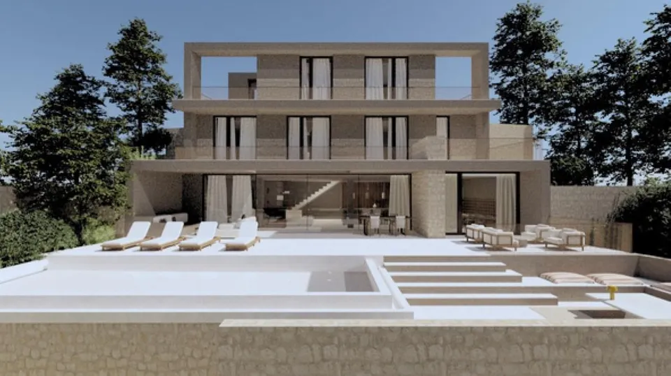 Villa de lujo en construcción con vistas impresionantes al mar Costa Benissa