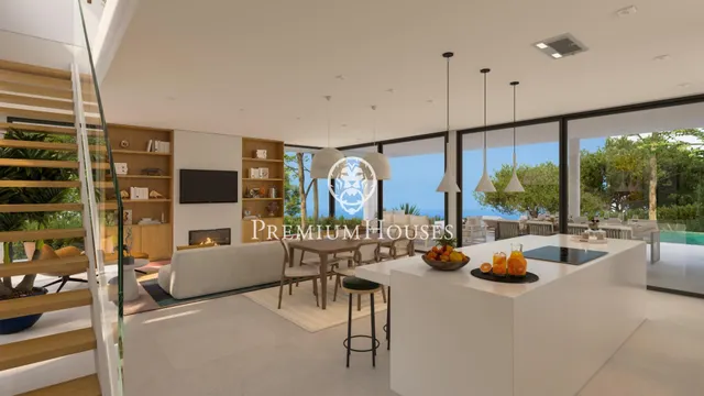 Espectacular casa unifamiliar en construcción en la zona del Mirador de Sant Andreu de Llavaneres — 4