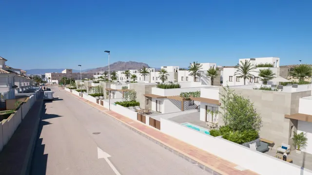 Villas pareadas de nueva construcción en Puerto de Mazarrón, cerca de la playa — 10