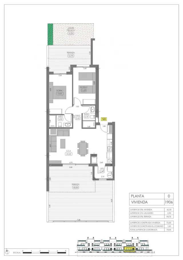 Bungalow 2 habitaciones 74m² en venta - Comunidad valenciana — 16