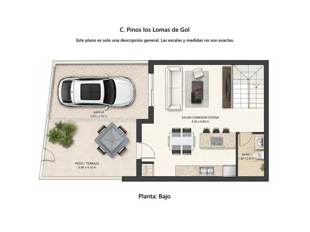 Casa adosada moderna y espaciosa (aprox. 116 m2) con 3 dorm, 3 baños, varias terrazas, y gran piscina comunitaria. Cerca de campos de golf, La Zenia Boulevard, y a poco más de 5 km de las playas. — 40