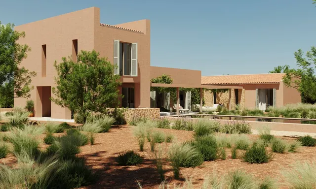 Exclusiva finca en Manacor con proyecto de villa mediterránea de diseño, piscina y torre singular — 4