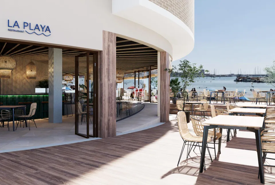 Local comercial en primera línea, espectaculares vistas al mar, con acceso directo a la playa