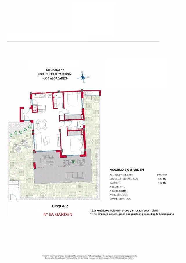 Planta baja 2 habitaciones 95m² en venta - Euro Roda — 21